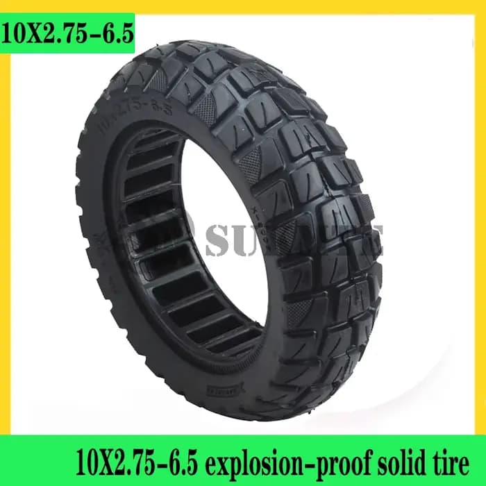 Pneus solides 10x2.75-6.5 pour Scooter électrique Kugoo g-booster G2 Pro pour KuGoo M4 anti-crevaiso