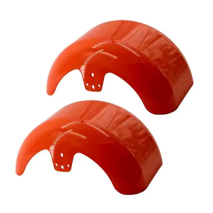 Nouveaux accessoires pour scooter électrique, ensemble de garde-boue avant et arrière en plastique, 