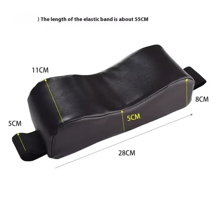 Support de tête réutilisable pour fauteuil roulant, Support de cou confortable, fixation d'appui-têt