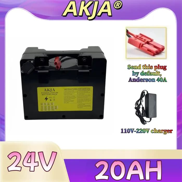 Batterie au lithium spécifique pour fauteuil roulant électrique, 24V70AH, batterie au lithium 18650,