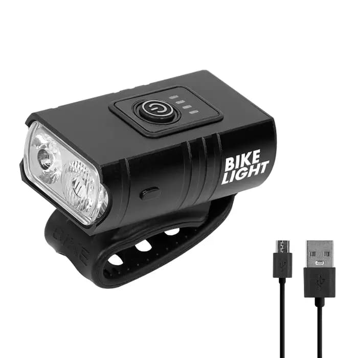 Lampe de Trottinette Électrique T6 LED Avant Rechargeable USB pour Xiaomi M365 Pro MI3 Mi4 Mi5 Mi6 6