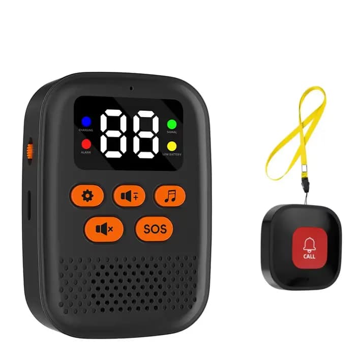 SOS montre soignant téléavertisseur sans fil bouton d'appel médical Surveillance personnes âgées ala
