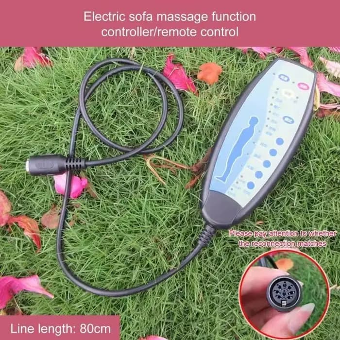 Télécommande de fauteuil inclinable avec connecteurs femelles à 8 broches, réglage de l'intensité de