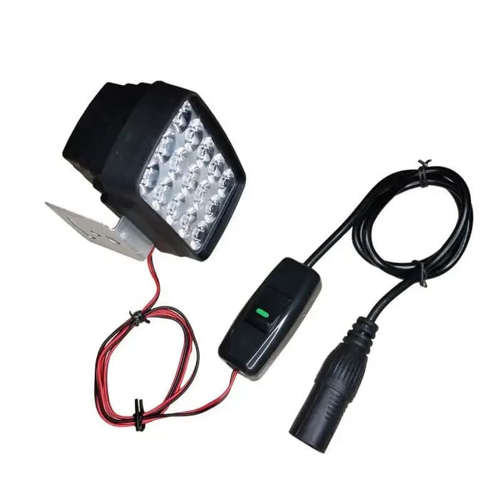 Lampe d'éclairage pour fauteuil roulant électrique, lampe de course nocturne, lampe spéciale, contrô