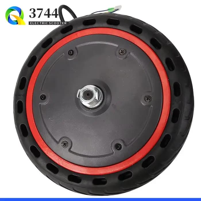 Scooter 350W moteur Scooter électrique roue moteur 36V 350W pneu solide roue électrique bord rouge
