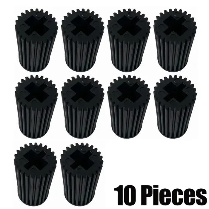 10 pièces [Accessoires pour fauteuil roulant] Housse en cuir pour frein de fauteuil roulant, coussin