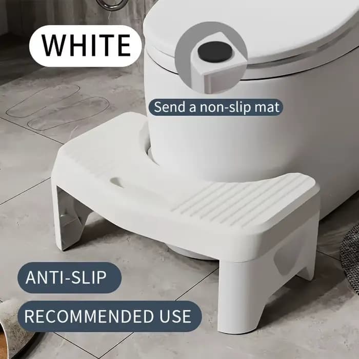 Tabouret de toilette confortable pour adultes, enfants et femmes enceintes, repose-pieds d'aide accr