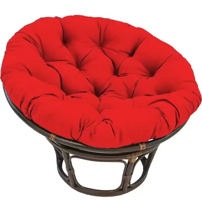 Siège de panier de balançoire en rotin, coussin de remplissage rond, coussin de chaise, panier de ja