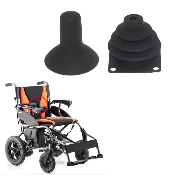 Capuchon de bouton de Joystick pour fauteuil roulant électrique Portable, en Silicone léger, bouton 
