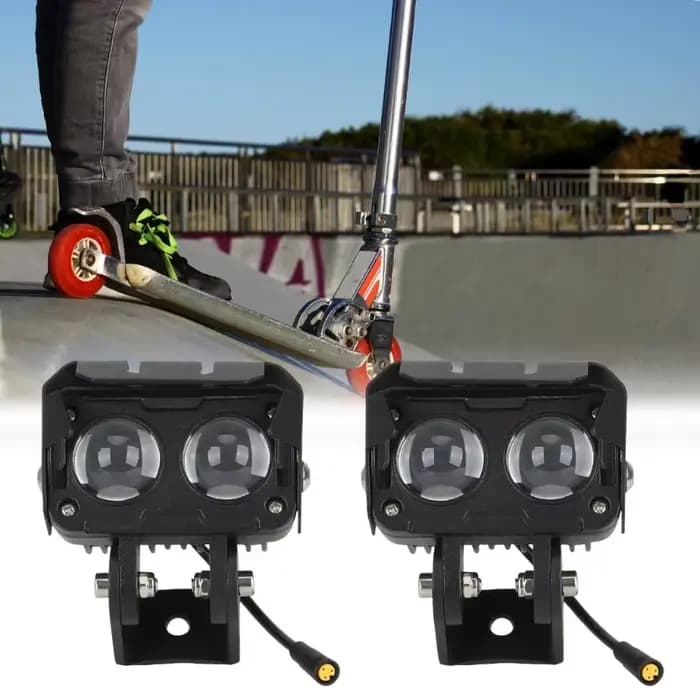 Phares des scooters rechargeables lumière des scooters intelligents améliorés
