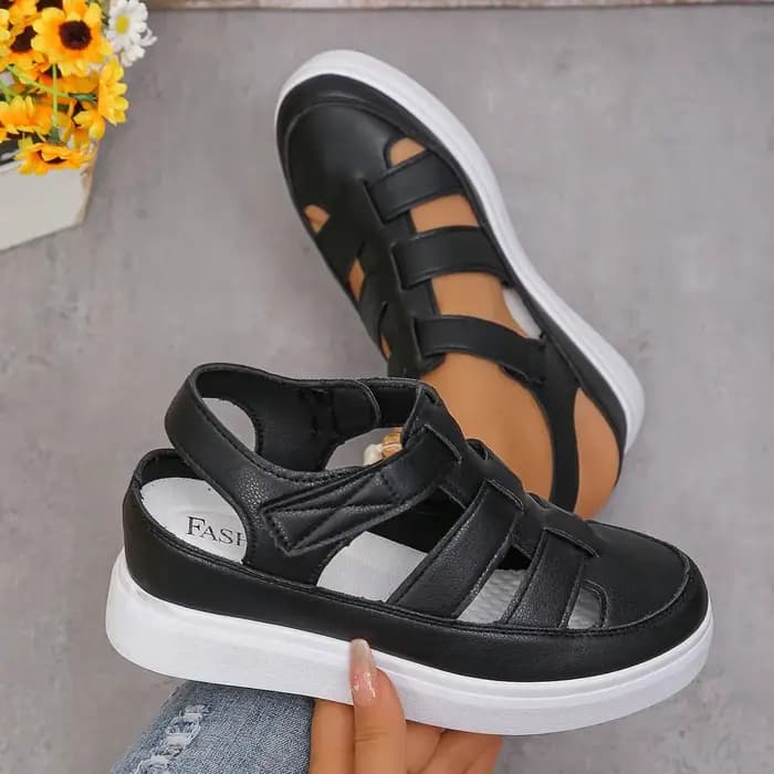 Femmes sandales nouvel été talons compensés plate-forme sandales femmes évider gladiateur sandales r