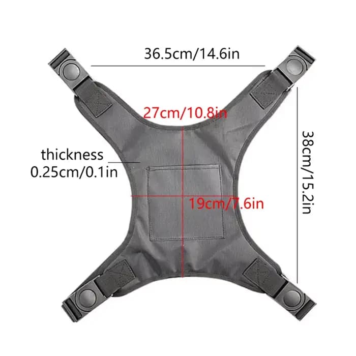 Ceinture de dossier de Style gilet pour fauteuil roulant, Support de retenue Anti-chute pour fauteui