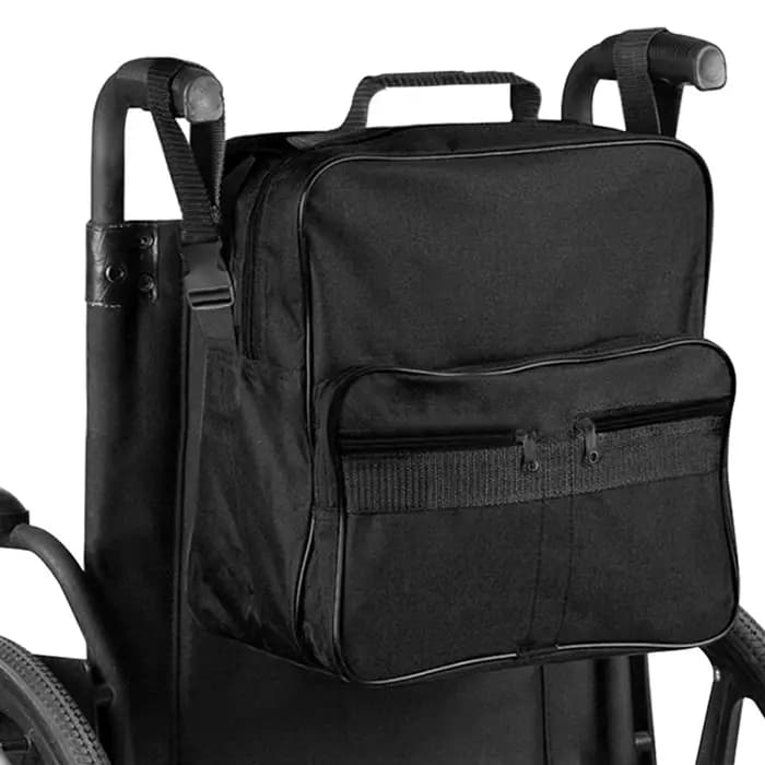 Sac à Accrocher au Dos pour Fauteuil Roulant, Fourre-Tout de Rangement, Portable, Grande Capacité, É