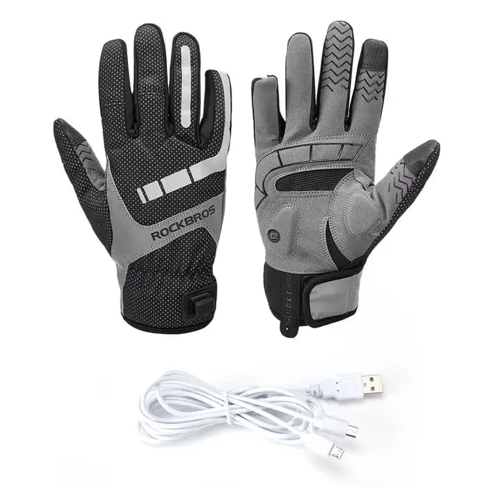 Gants chauffants d'hiver pour Scooter électrique, gants thermiques chauffants USB pour moto, gants d