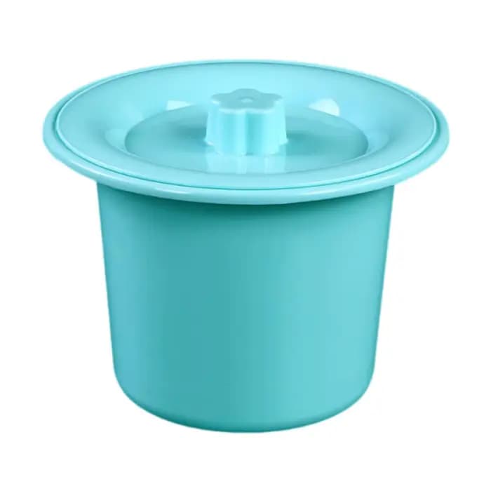 Pot d'urine, bassin de lit Portable épais, crachoir avec couvercle, Pot de chambre pour intérieur, f