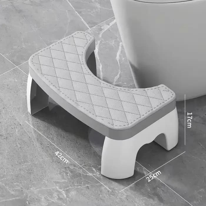 Repose-pieds de toilette ergonomique confortable, marchepied antidérapant pour la salle de bain, sou