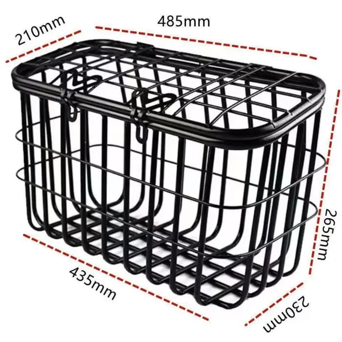 Panier pour tricycle électrique, panier de transport pour personnes âgées, panier pour scooter élect