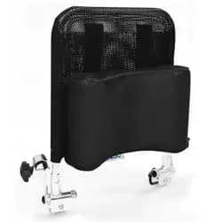 Oreiller de tête pour fauteuil roulant à Angle réglable, tissu en maille respirant pour le cou du ca