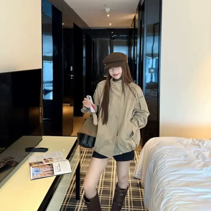 Trench-Coat pour femmes, nouveau Style, élégant, Noble, haut de gamme, léger, luxe, ample, décontrac