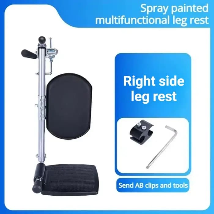 Repose-jambes réglable pour fauteuil roulant, pliable, antidérapant, stable, durable, multifonctionn