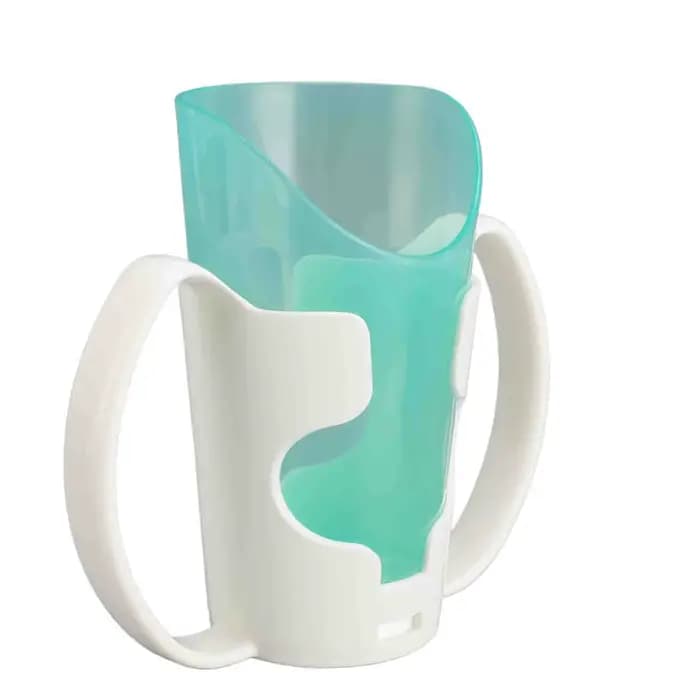 ElmainCare-Tasse à Boire à Bord Lisse pour Soins aux Patients, Transparent, Polyvalent, Confortable,