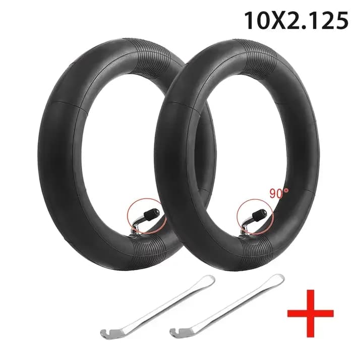 10X2 Tubes à pneus plus épais 10x2.125 10x2.5, chambre à air compatible pour trottinette électrique,