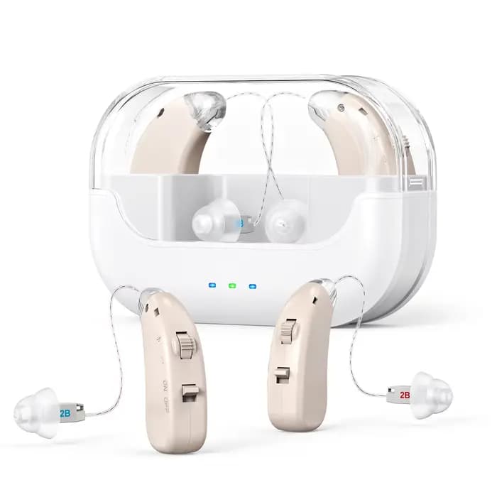 Nouvel appareil auditif pour personnes âgées, aides auditives rechargeables pour malentendants, ampl