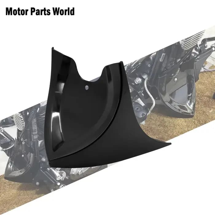Carénage de ruisseau avant de moto, Spomicrophone inférieur avant, universel pour Harley Touring FLb