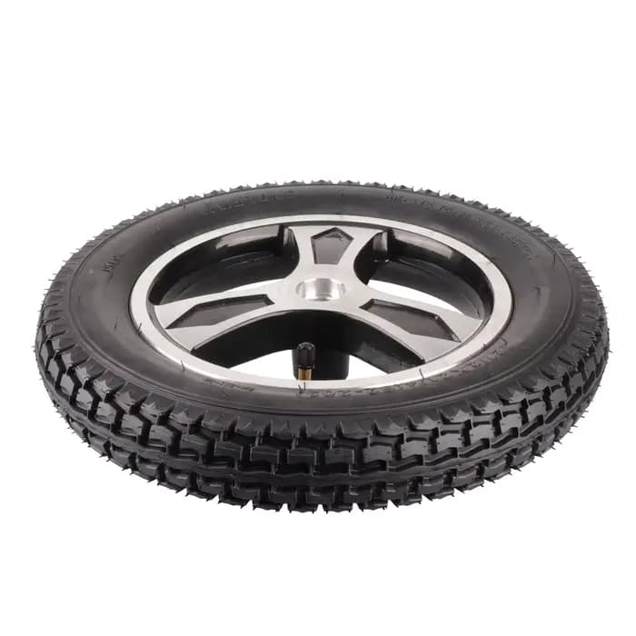 Chambre à Air Pneumatique pour Roues de 12 Pouces, 12 1/2x2, 1/4 (62-203), Moyeu de Roue de 17mm, po