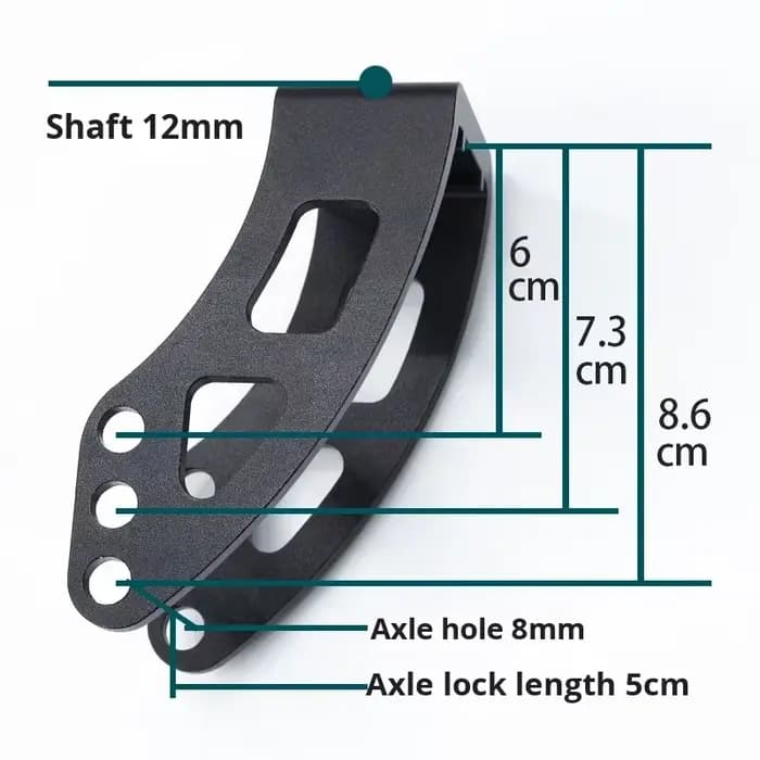 Kit de vis de blocage de roue avant pour accessoires de fourche de fauteuil roulant, certifié CE, fo