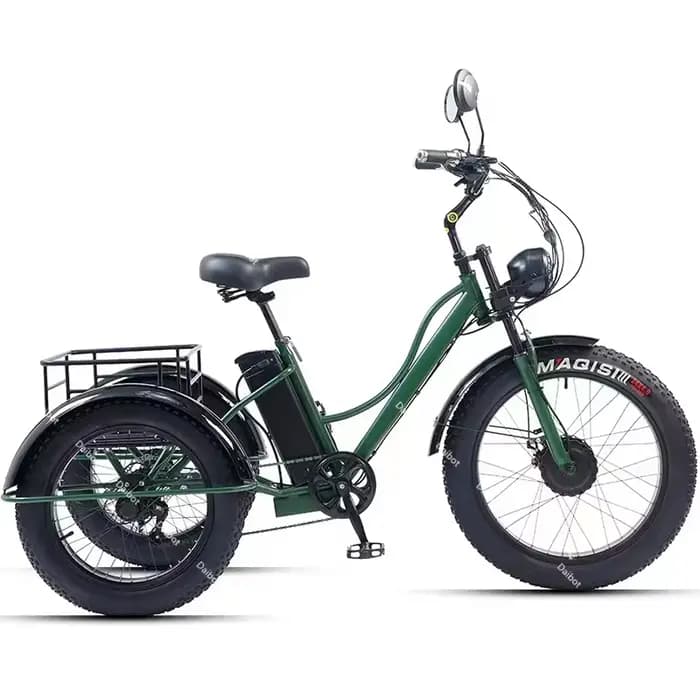 48V 750W vélo électrique pour homme puissant 24 pouces gros pneu vélo tout Terrain Tricycles électri