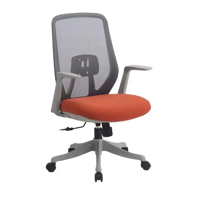 Moderne confort conférence chaise pivotante Design PP rabat accoudoir meubles de luxe maille personn