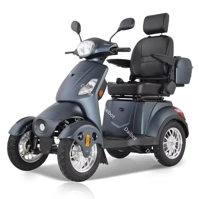 Scooter électrique familial à 4 roues pour adultes handicapés personnes âgées avec Certification CEE