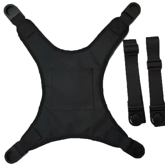 Ceinture de maintien anti-chute pour fauteuil roulant, style gilet, avec support de protection fixe 