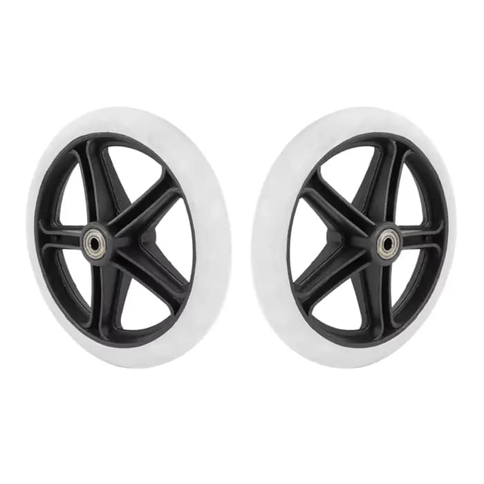 AA20-4PCS 200Mm (8 pouces) en caoutchouc petit Non marquant accessoires de roue de fauteuil roulant 