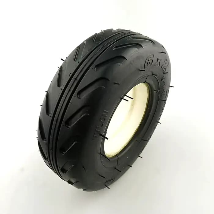Roue de Scooter électrique 6x2 de 6 pouces avec pneu à Air ou pneu solide, moyeu métallique avec tro