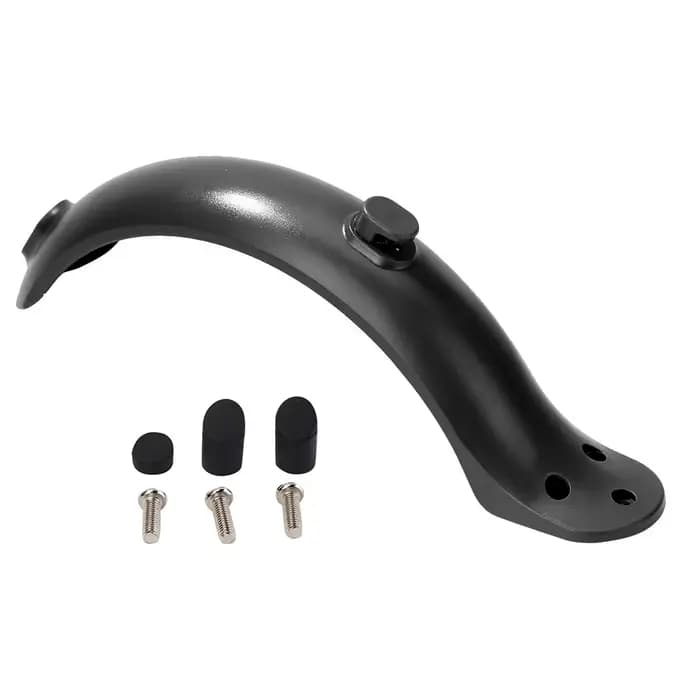 Garde-boue arrière pour Scooter électrique, avec jeu de vis, Kit de support de garde-boue ABS pour a