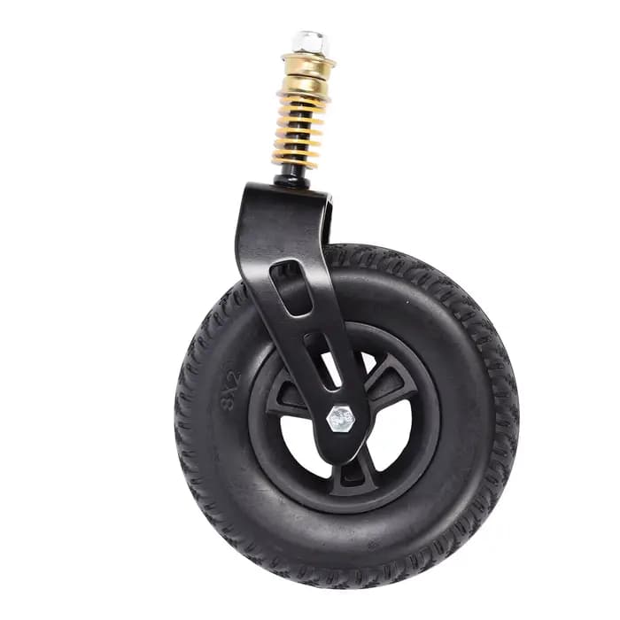 Roue avant de fauteuil roulant de 8 pouces, utilisation plus fluide, roulette avant universelle soli