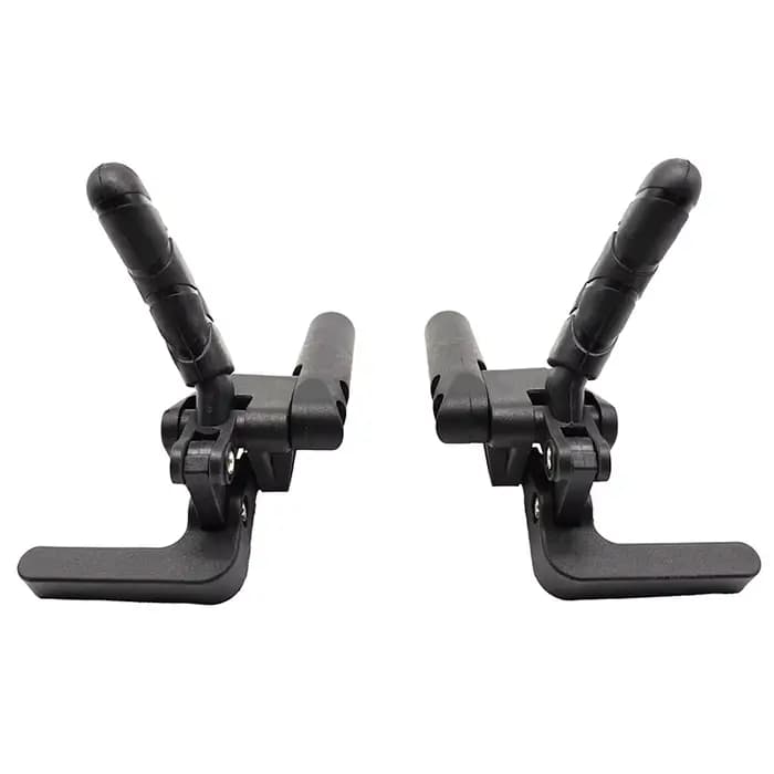 Une paire de freins pour fauteuil roulant, les accessoires de frein pour fauteuil roulant sont robus