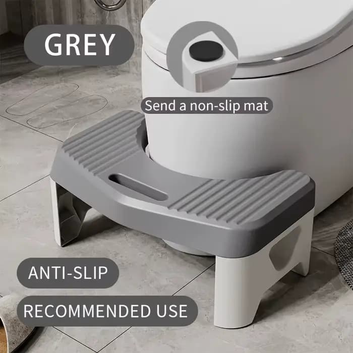 1 tabouret de toilette pour salle de bain, tabouret de toilette confortable pour adultes, enfants, f