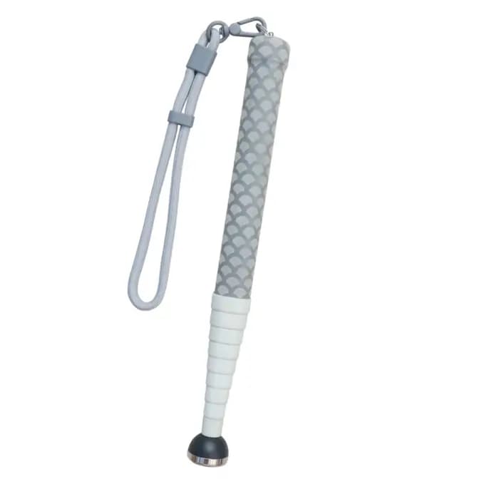 130cm Canne télescopique en alliage de titane pour aveugles ou malvoyants avec pointe rotative, incl