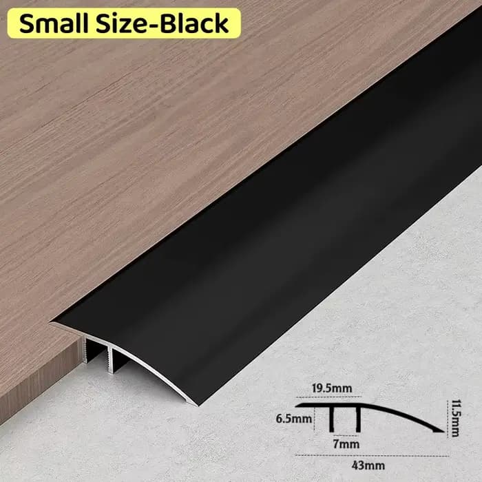 Rampe de seuil d'escalier antidérapante en profilé aluminium 10-30mm, bande de transition pour carre