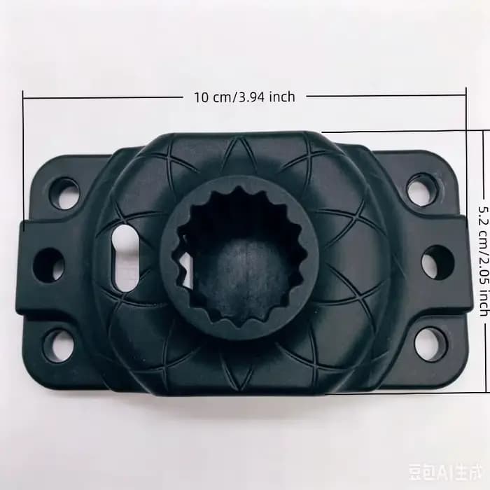 Base de montage robuste pour kayak, avec structure résistante à la rouille et à l'eau, installation 