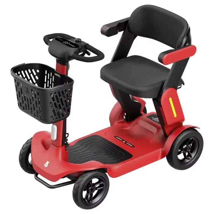 Scooter de mobilité pliable de voyage pour personnes âgées handicapées 4 roues avec siège Intelligen