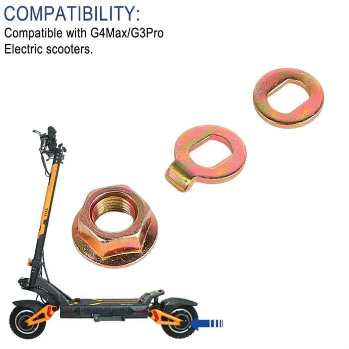 Rondelle de vis de moteur de scooter pour Kukirin G2-Max/Master/G3-Pro/G4 Max, joint en acier inoxyd