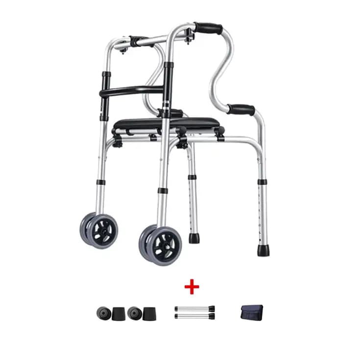 SilvertCreer-Marchette Pliable avec Roues, Accessoire de Haute Qualité