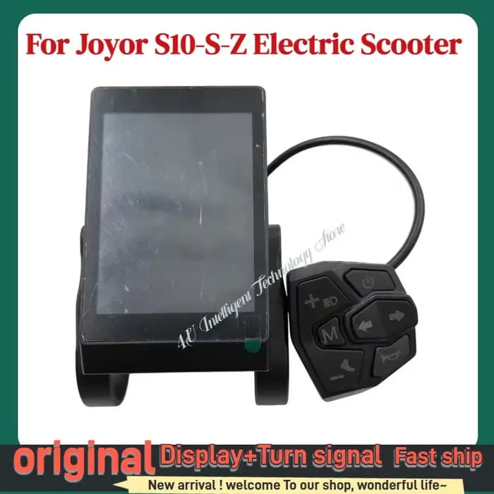 Écran d'affichage du tableau de bord d'origine pour trottinette électrique JOYOR S10 S-Z avec cligno