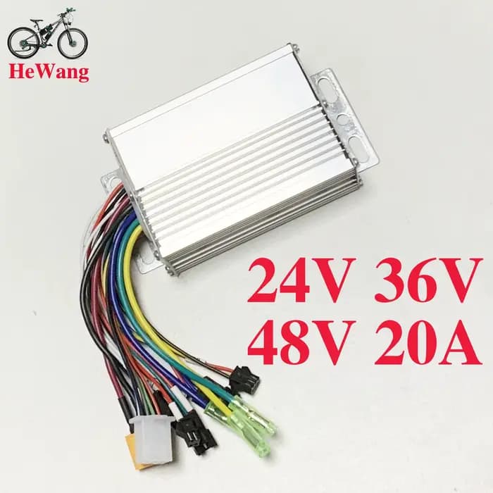 Contrôleur de moteur sans balais pour scooter électrique 24V 36V 48V 20a, onde sinusoïdale à trois m