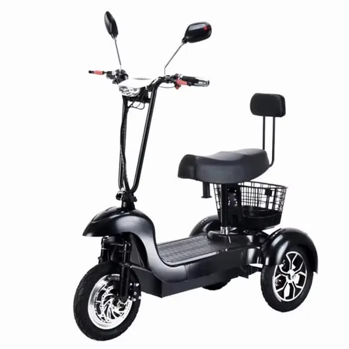 Trottinette électrique à 3 roues, 2 places, puissante, 35 km/h, pour adultes, femmes, Parent-enfant,