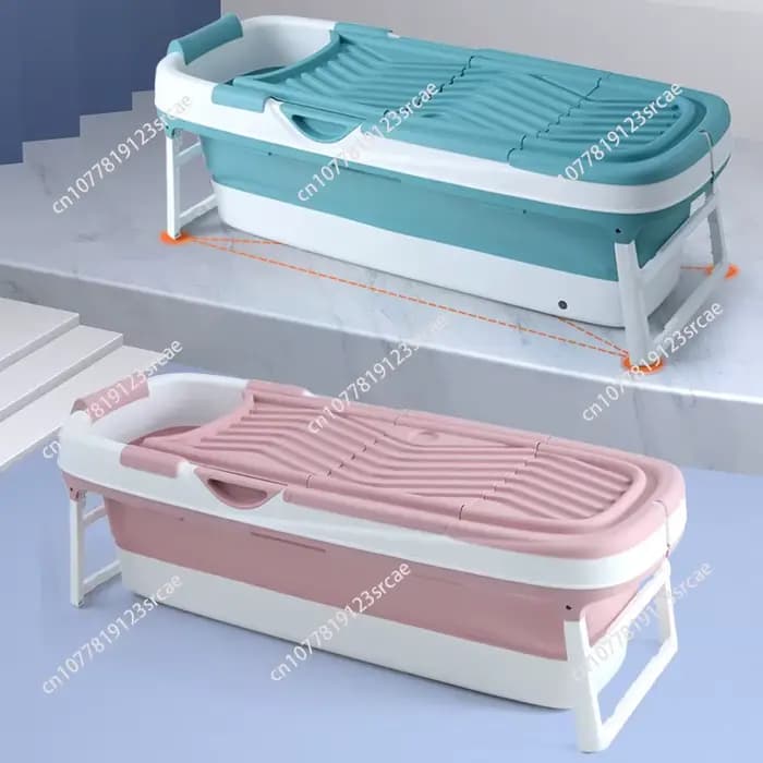 Baignoire pliable pour adulte, épaissie, pour vapeur corporelle complète, extra longue et grande, utilisable assise ou allongée à domicile